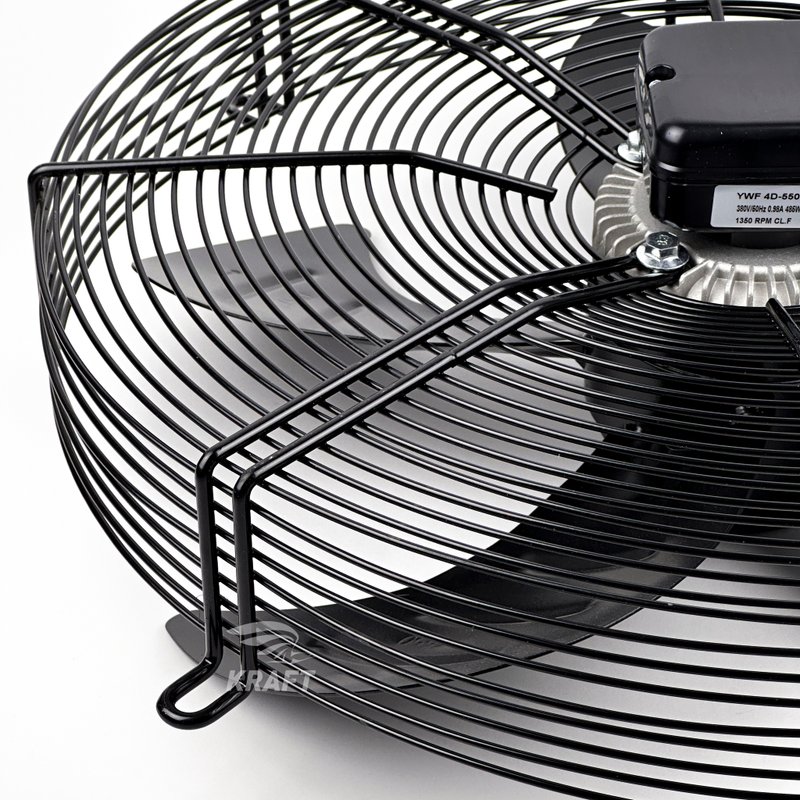 Вентилятор YWF4D-350S (всасывание) осевой на сетке 8500 м3/час