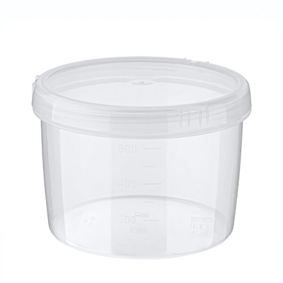 Банка с завинчивающейся крышкой "твист" 0,75л с мерной шкалой (бесцветный)