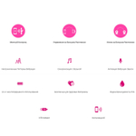 Розовый силиконовый вибратор-кролик 24см с управлением через приложение Lovense Nora Rabbit Vibrator LE-02