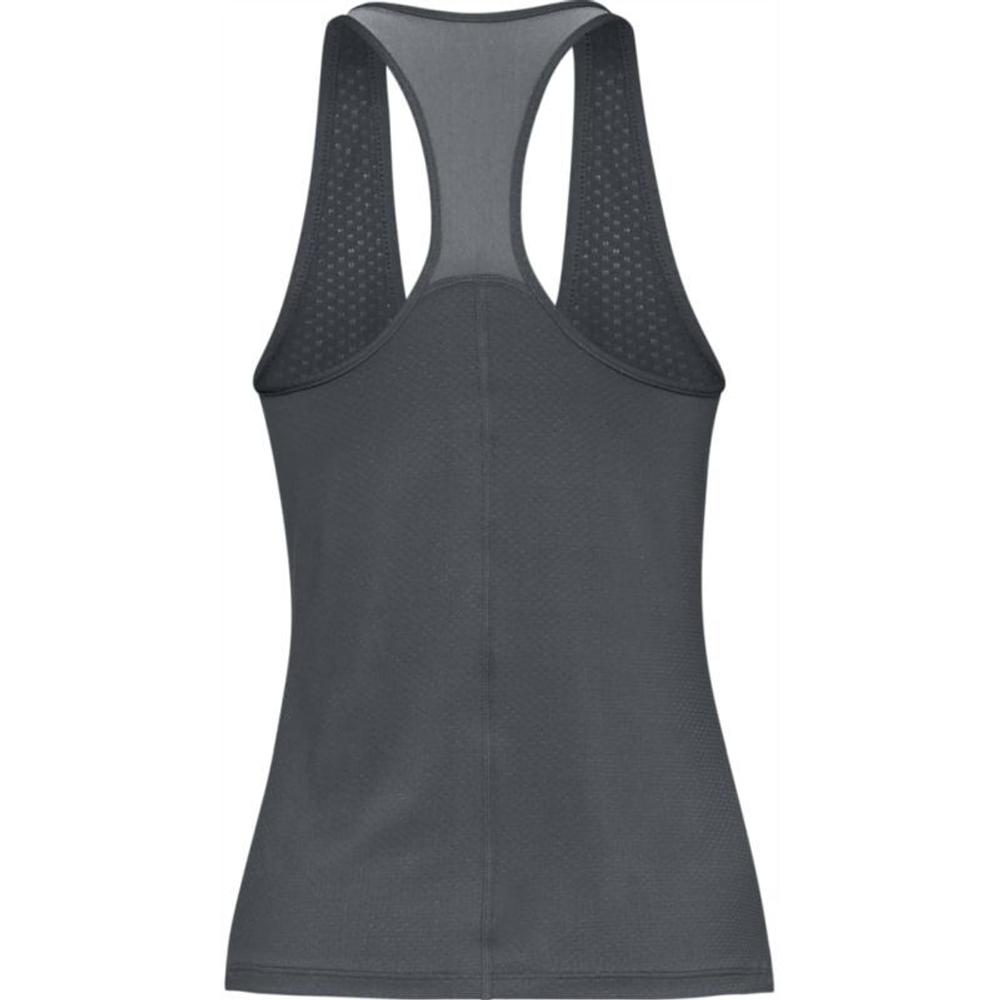 Женский топ теннисный Under Armour HeatGear Armour Racer Tank - серый