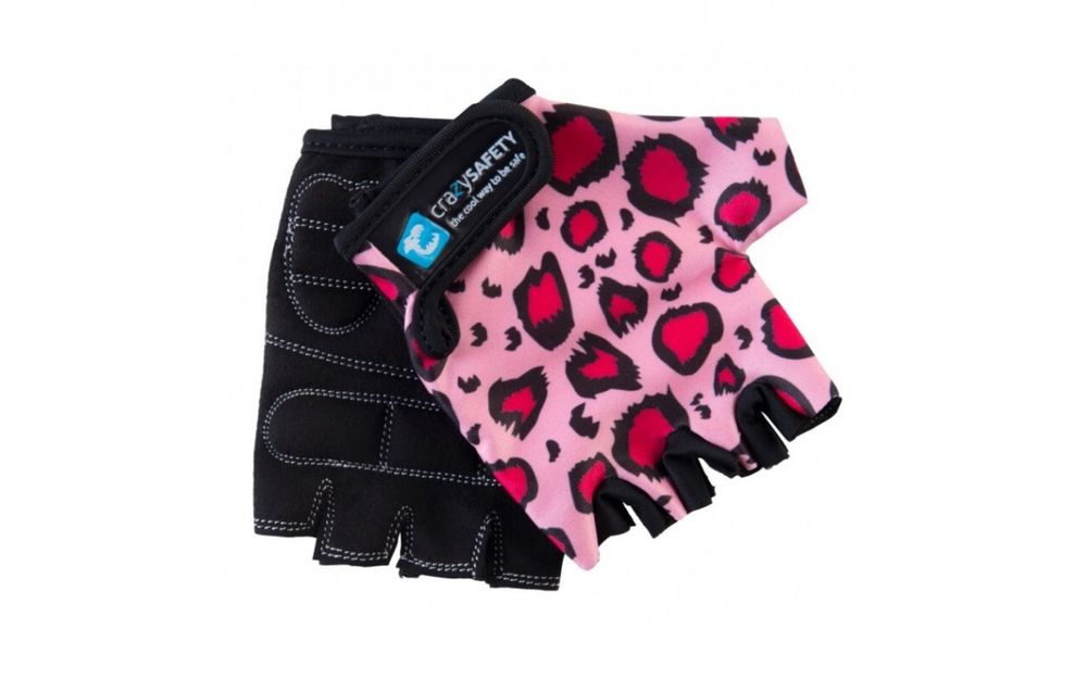 Перчатки Pink Leopard (розовый леопард) Crazy Safety