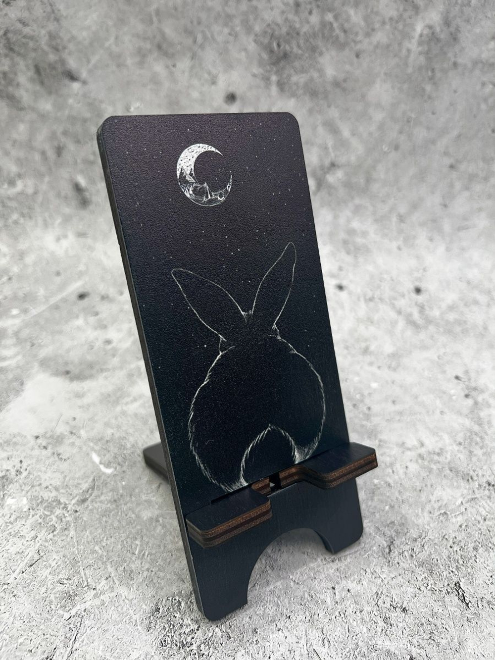 Подставка для телефона деревянная