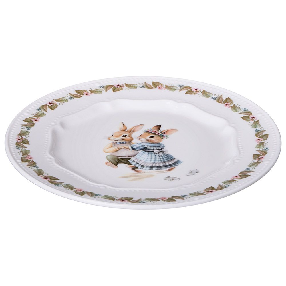 ТАРЕЛКА ЗАКУСОЧНАЯ LEFARD "RABBITS FAMILY" 20,5 СМ