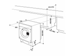 Встраиваемая стиральная машина Whirlpool BI WMWG 71483E EU