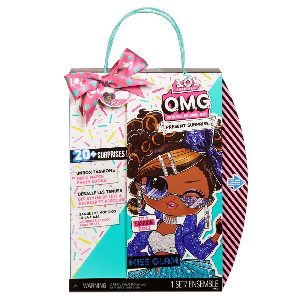 LOL SURPRISE - Кукла OMG Present Surprise Miss Glam Gift Кукла LOL OMG на день рождения 576365 / артикул   576365EUC  / GTIN 035051576365