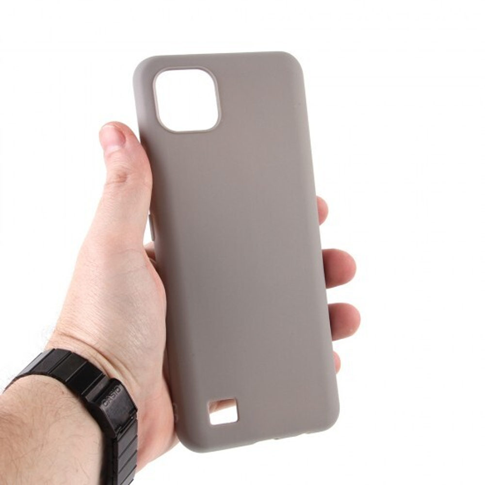 Чехол для Realme C11 (2021), ТПУ, 011010 Серый
