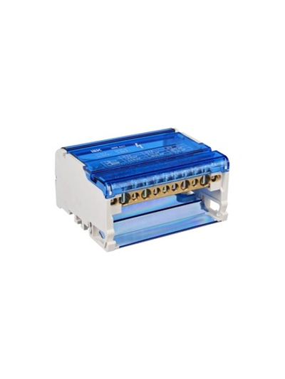 Шина на DIN-рейку в корпусе (кросс-модуль) ШНК 4х11 3L+PEN IEK YND10-4-11-125