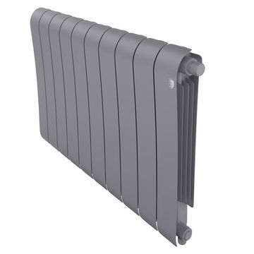 Радиатор Royal Thermo Infinity 500 Silver Satin VR80 - 10 секций нижнее подключение