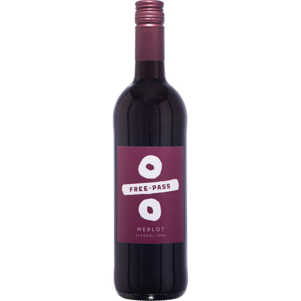 Вино Free Pass Merlot Alcohol free 0.75 л.