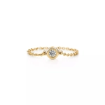 Кольцо из золота 18к(750 проба) с бриллиантом, Tiffany , Yard Ring✨ В наличии