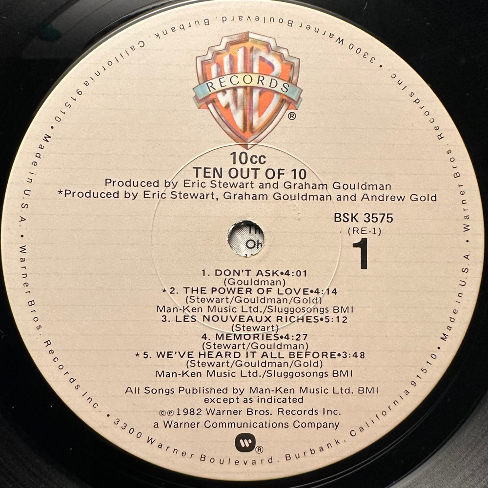 10cc - Ten Out Of 10 (США 1982г.)