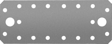 ЗУБР КП-2.5, 140 x 55 x 2.5 мм, цинк, крепежная пластина (31023-140)