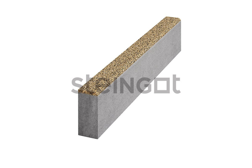 Бордюр Садовый 1000*200*80 Песчаный гранит (Grano)