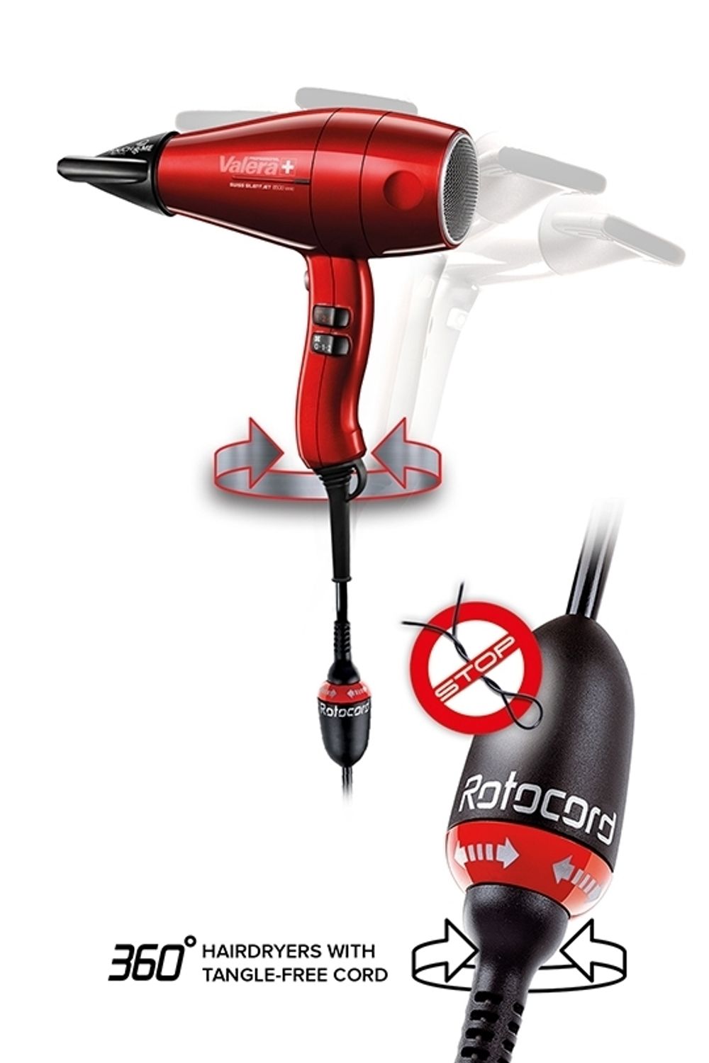 Фен Valera Professional Swiss Silent Jet 8500 Ionic Rotocord (SXJ 8500 D RC) - 4