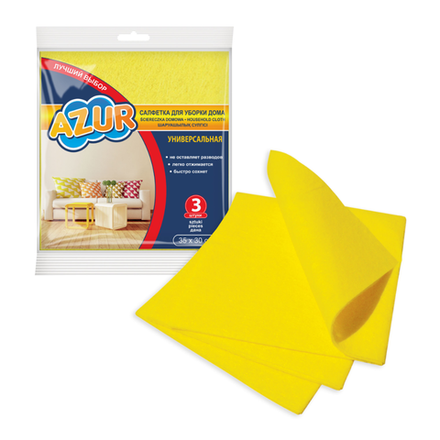 Салфетки для уборки Azur 3 шт