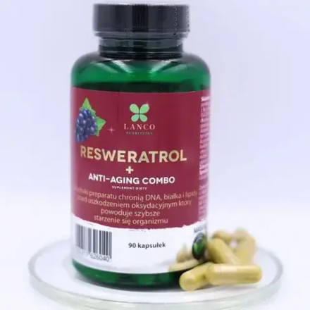 Lanco Nutritions Resveratrol + Anti-Aging Combo - 90 капсул