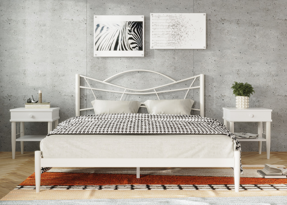 Кровать Форвард КМД 27 НОРИ 140 белый