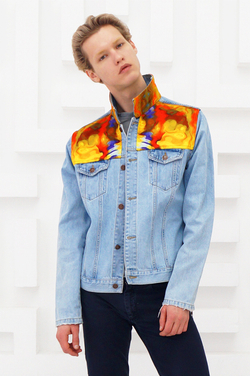 LIGVIANNI Джинсовая куртка Denim Jacket Tiger