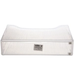 Органайзер для хранения «ИДЕАДОМА», цвет матовый прозрачный, на колёсах 33.6*8.7*25.2см