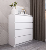 Комод Мори МК 800.4 Белый