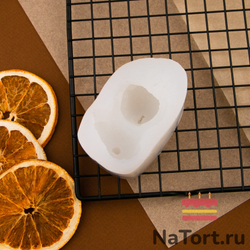 Силиконовый молд 3D «Спящий олененок хвостик кверху»