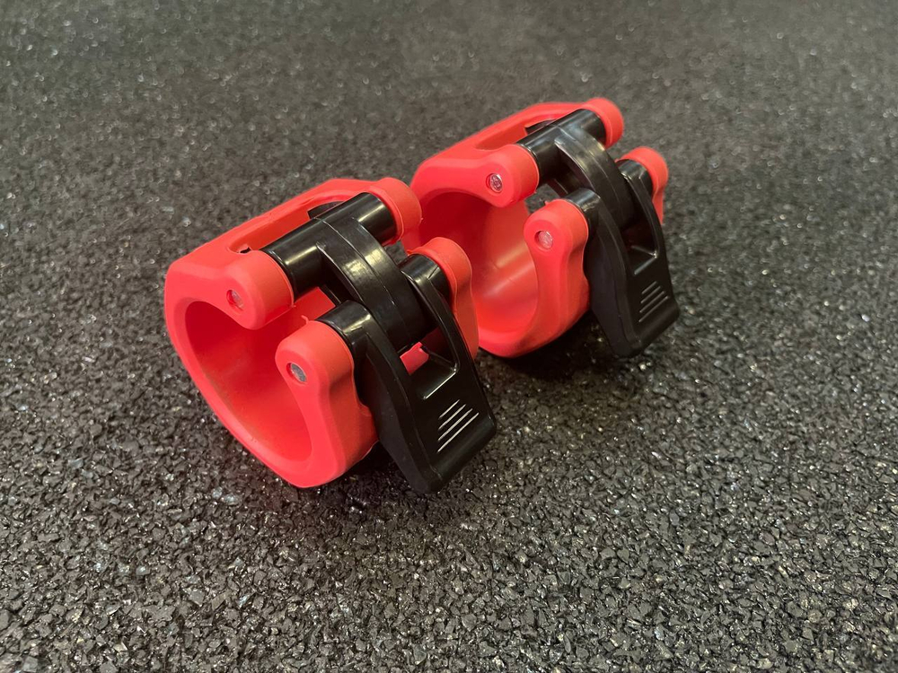 Пластиковые замки, красные, пара