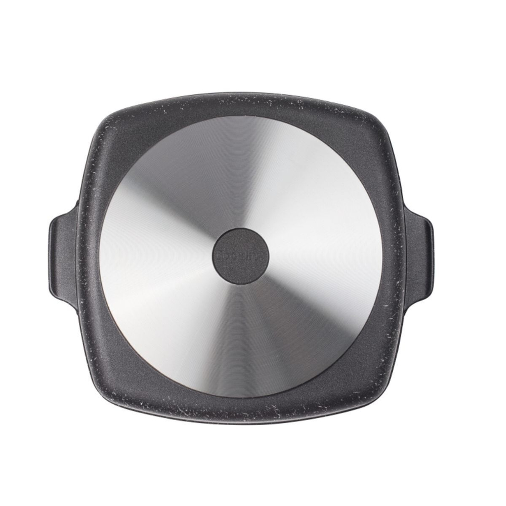 Противень 28х28 см, антиприг, литые ручки, Горница, Гранит, п281аг