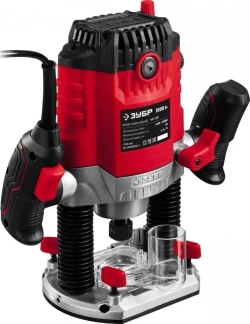 Универсальный фрезер ЗУБР, (Мощность 1900 Вт, мax число оборотов 23000 об/мин, рабочий ход 50 мм, мaх диаметр фрезы 42 мм) Инструмент по дереву