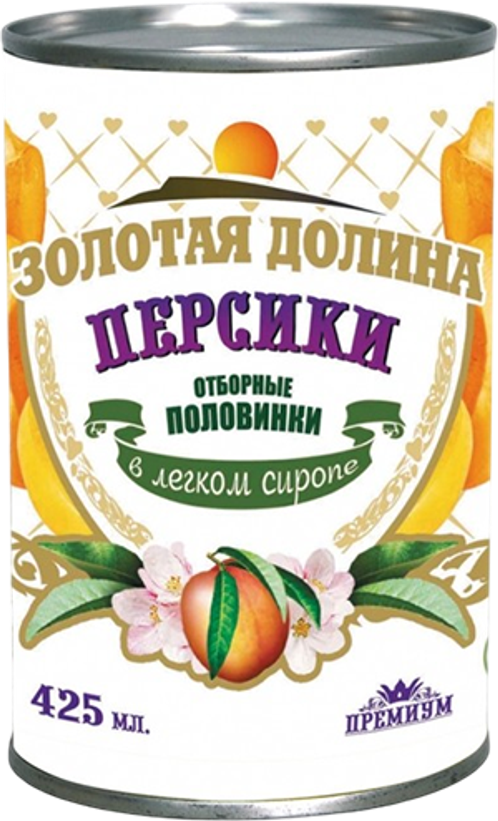 персики ЗД 425мл ж/б (1х24)