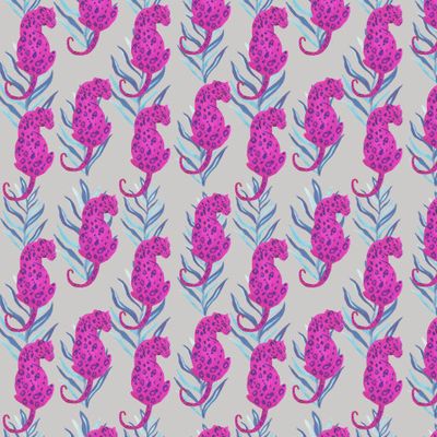 Бесшовный принт тропический