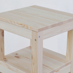 Стеллаж, 33х33х100, Ральф, деревянный, для игрушек и книг, напольный, в ванную, сосна, Dipriz