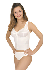 Полуграция - корректор осанки с передней застежкой Lora Tonus Elast, черный 85E