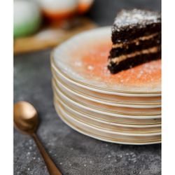 Тарелка d 19 см оранжевая фарфор "The Sun Eco" P.L. Proff Cuisine [6]