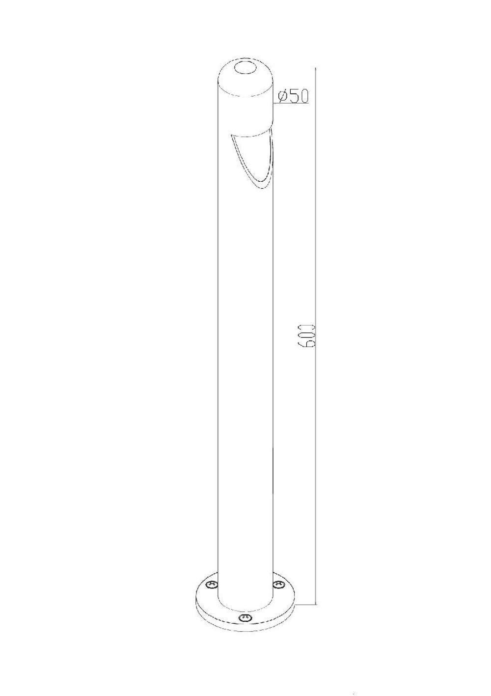 Наземный низкий светильник Maytoni Hagen O423FL-L5GF