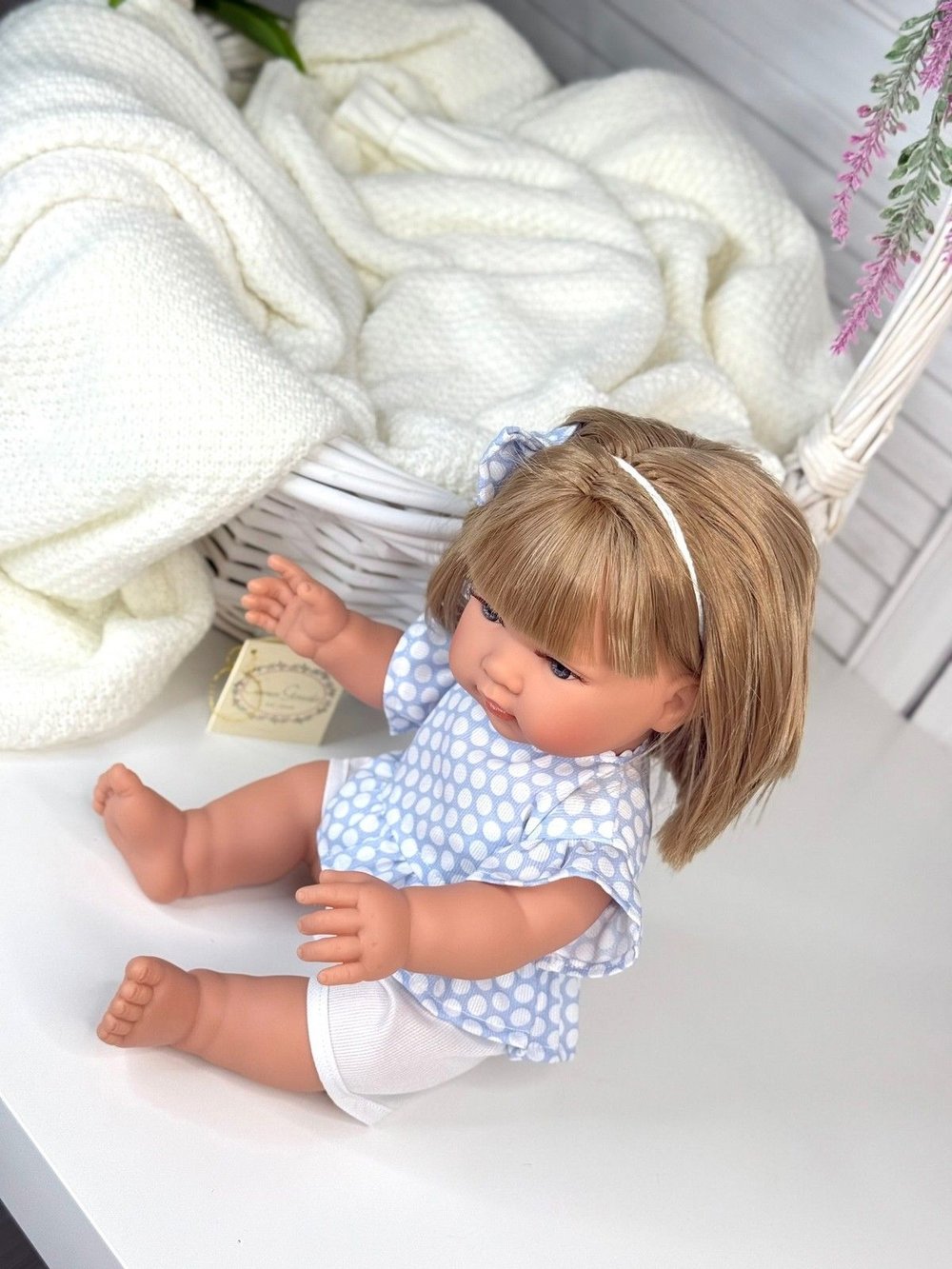 Кукла D Nenes виниловая 34см Lean (054046)