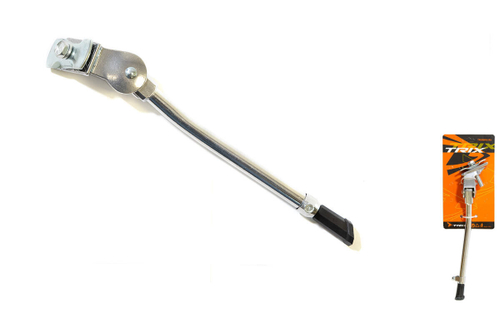 Подножка TRIX 20-28", алюминиевая, крепление центральное, регулируемая, серебристая