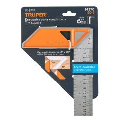 Угольник столяра 15 см TRUPER 14370