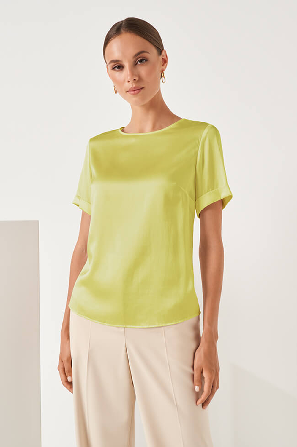22876 Блузка женская (салатовый)