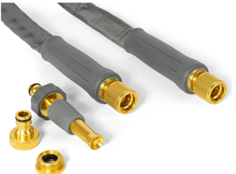 Шланг текстильный DAEWOO TitanFlex 5/8" х 25 м с комплектом для полива [DWH 9124]