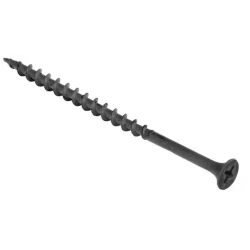 Саморез по дереву черный крупная резьба гипсокартон-дерево 4,2х75, 700 шт, KF000091