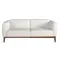 Трехместный диван Angel Cerda 5353-3P, белая кожа