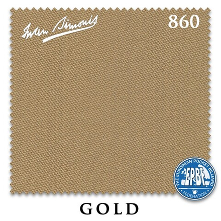Сукно "Iwan Simonis 860" 198см Gold