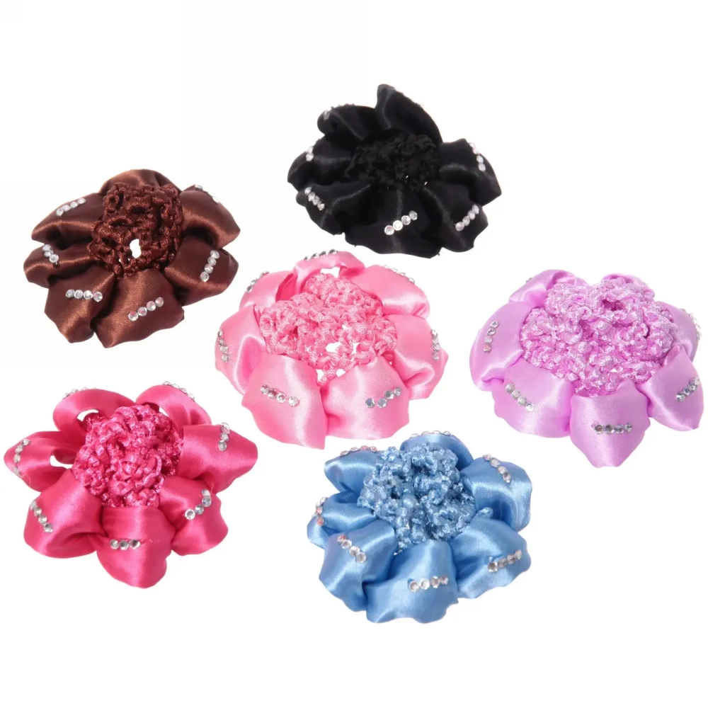 Сетка на пучок «Ballet style - Тома», микс 6 цветов, d-10см