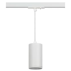 Трековый светильник однофазный ЭРА TR45-GU10 S WH подвесной под лампу GU10 белый