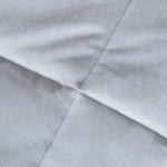 Комплект постельного белья на резинке с одеялом Велюрия Люкс «Скандинавская клетка»