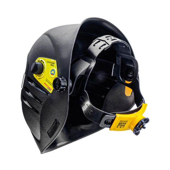 Щиток защитный лицевой сварщика РОСОМЗ НН12 CRYSTALINE ЯМАЛ FavoriT щиток сварщика (маска сварщика) с комплектом адаптеров для крепления на каску, арт. 51245-2