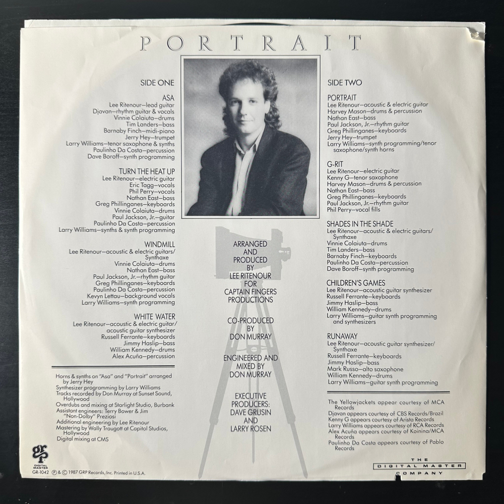 Lee Ritenour ‎– Portrait (США 1987г.)