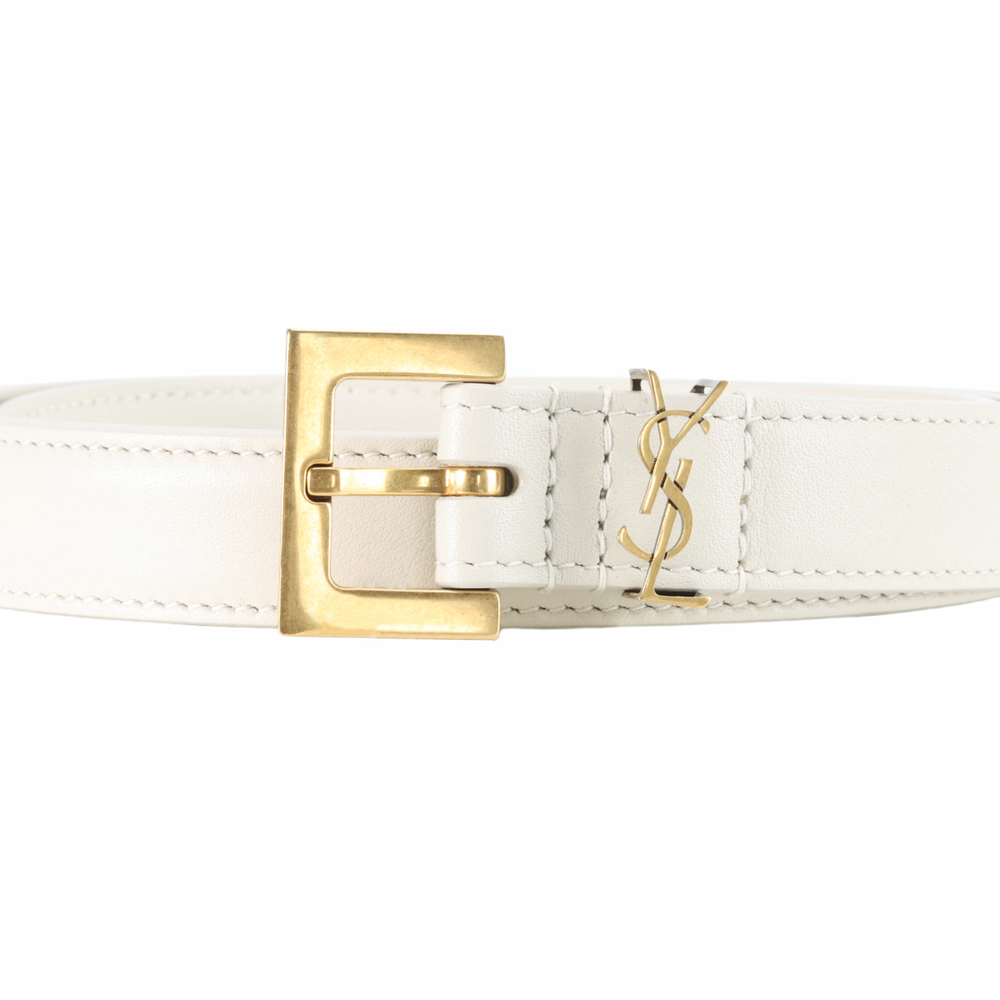 Пояс SAINT LAURENT MONOGRAM 2cm#, 554465BOO0W9207