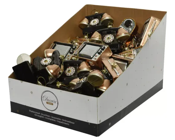 Елочное украшение Ретро аппарат 4.5x11.5x8 см., пластик, Kaemingk (027756/2)