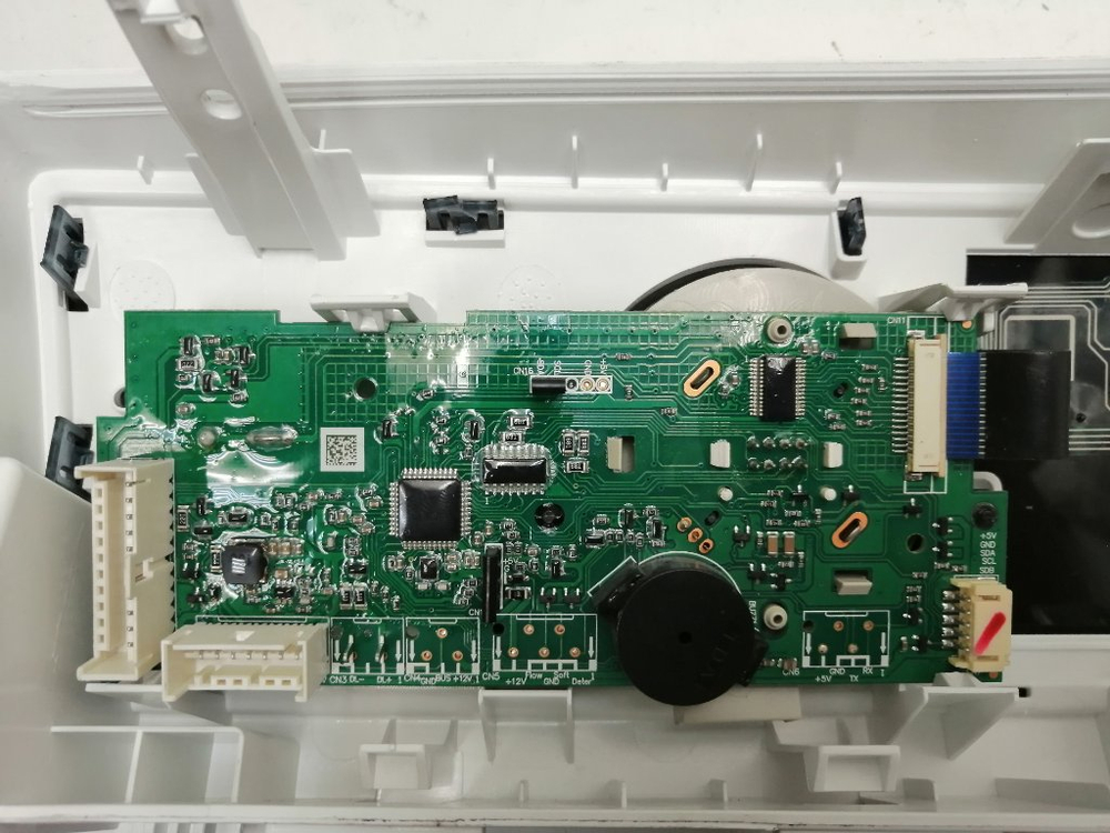 HWD80-BP14979 кт108 Модуль индикации с панелью для стиральной машины Haier HWD80-BP14979 б/у